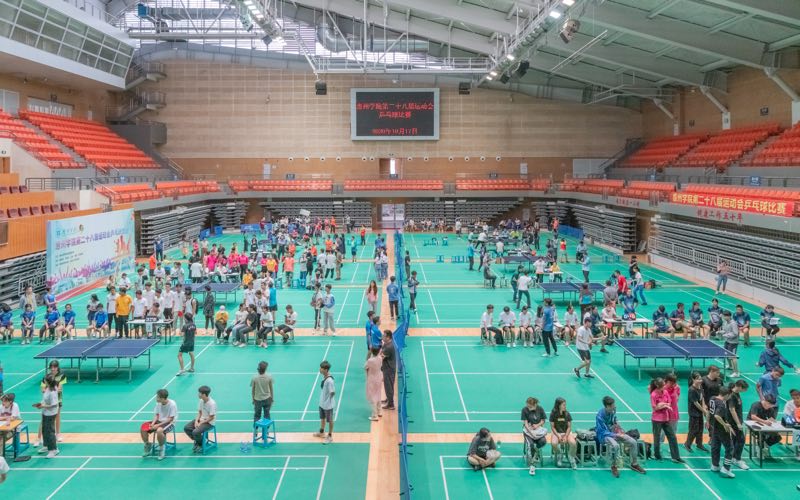 惠州学院第二十八届运动会乒乓球比赛顺利闭幕